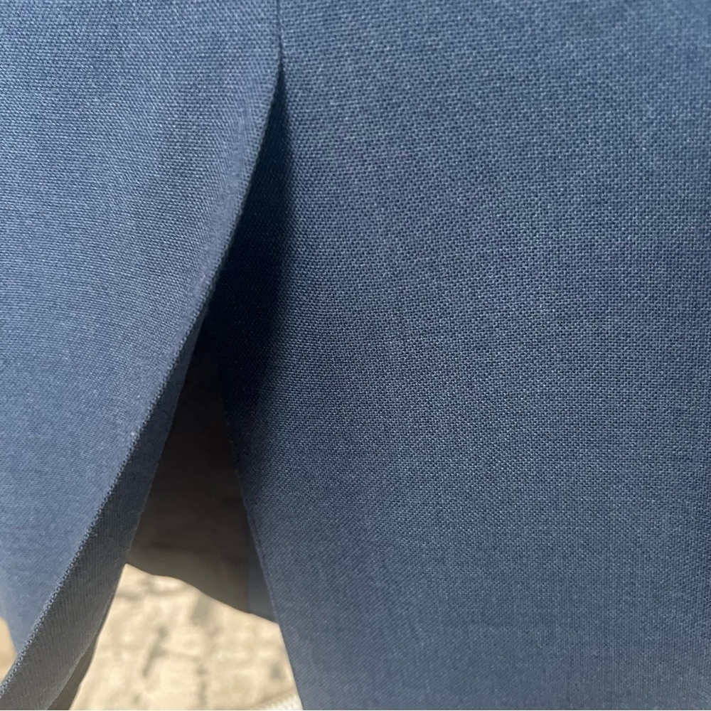 Stafford Men’s Wool Blend 2 Gold Metal Buttons Blue Blazer Sport Coat Size 42S - Picture 11 of 16